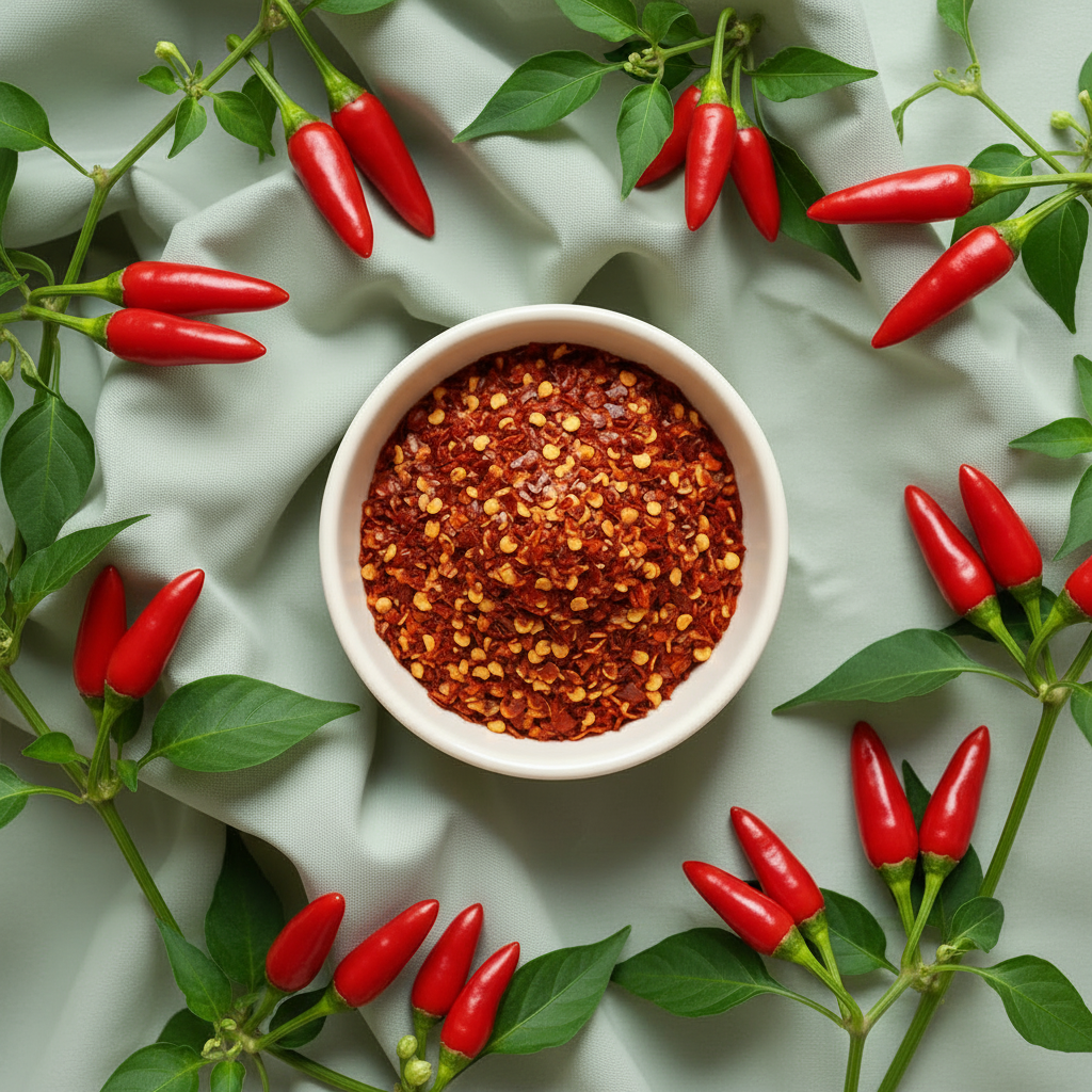 Piment Fort Concassé avec Pépins - Plante
